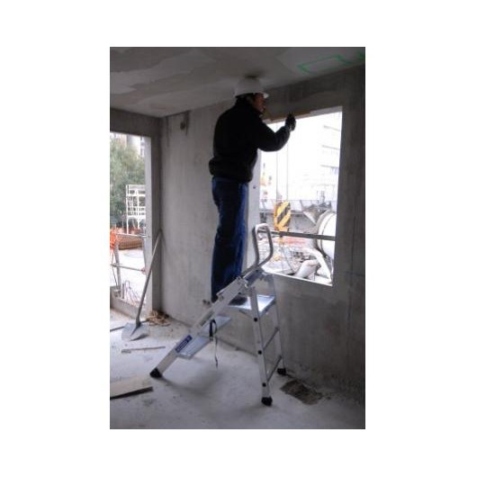 TUBESCA-COMABI - Marchepied CONFORT PLIANT XL - 3 marches - hauteur d'accès maximum : 2.70m - aluminium