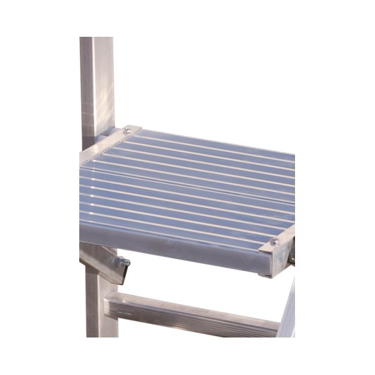 TUBESCA-COMABI - Marchepied confort fixe - 3 marches - hauteur d'accès maximum : 2.70m - aluminium