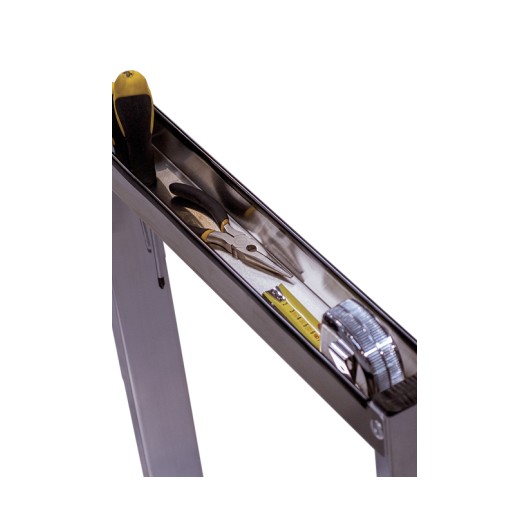 TUBESCA-COMABI - Marchepied confort fixe - 3 marches - hauteur d'accès maximum : 2.70m - aluminium