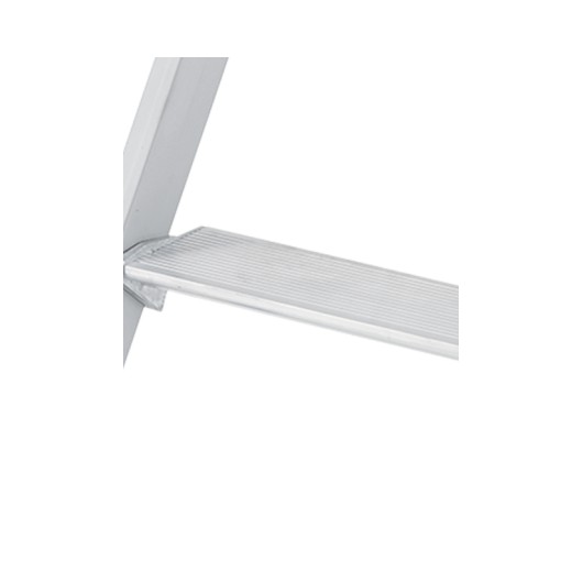 TUBESCA-COMABI - Échelle double de chantier PLATINIUM - 2x3 marches - hauteur d'accès maximum : 2.67m - aluminium