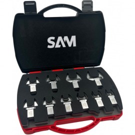 SAM OUTILLAGE - Coffret de 10 Embouts Dynamométriques 14x18 à fourche en pouce