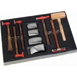SAM OUTILLAGE - Module mousse 3/3 de 10 outils carrosserie battes de formage