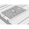 KRATOS SAFETY - Platine d'ancrage avec émerillon pour bac acier