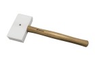 JOUANEL - Maillet nylon, manche bois, embout arrondi et rectangulaire 145X75X35 mm
