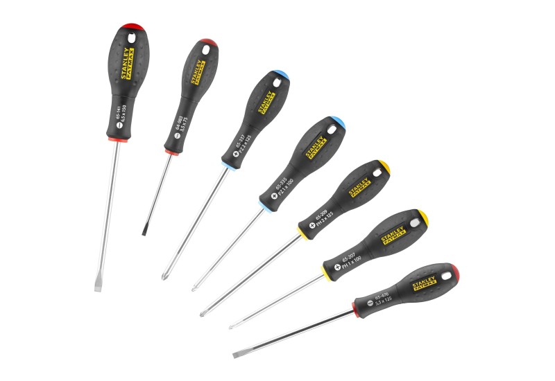 STANLEY - Tournevis Elec + Meca + Ph + Pozi - Jeu De 7Pcs Fatmax