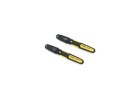 STANLEY - Marqueur Noir Pointe Large Biseautee - Carte 2 Pcs - Fatmax