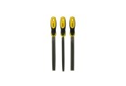 STANLEY - Limes Mi-Douces 200Mm - Jeu De 3Pcs