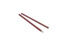 STANLEY - Crayon De Charpentier 30Cm Corps Rouge - Carte 2 Pcs