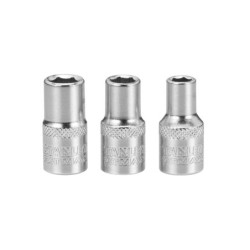 STANLEY - Jeu De Douilles 1/4" 6 Pans 5-6-7 Mm Fatmax - 3 Pieces