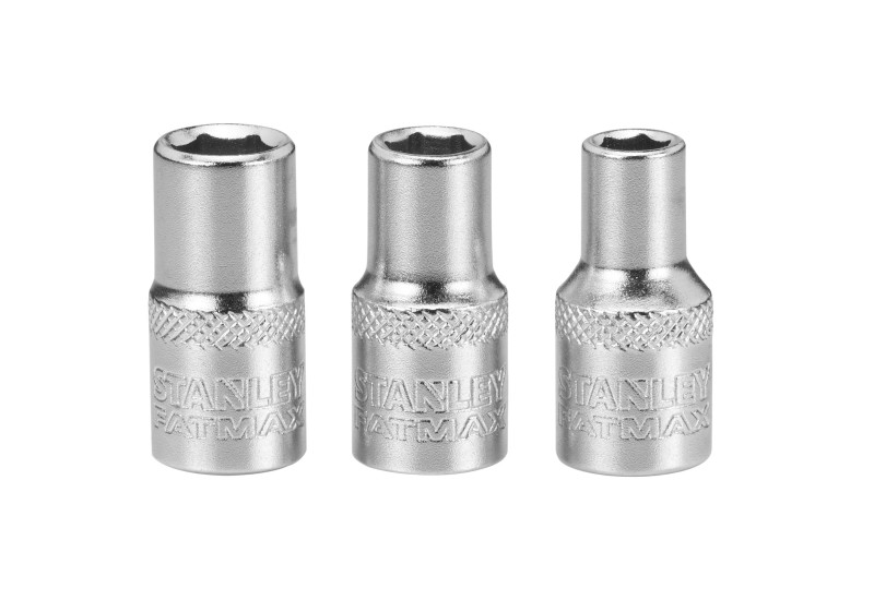 STANLEY - Jeu De Douilles 1/4" 6 Pans 5-6-7 Mm Fatmax - 3 Pieces