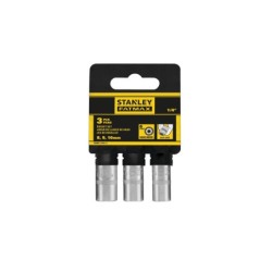 STANLEY - Jeu De Douilles 1/4" 6 Pans 8-9-10 Mm Fatmax - 3 Pieces