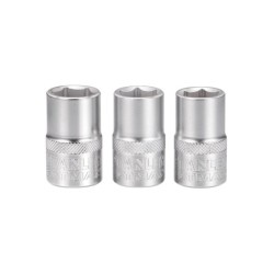 STANLEY - Jeu De Douilles 1/2" 6 Pans 14-15-16 Mm Fatmax - 3 Pieces