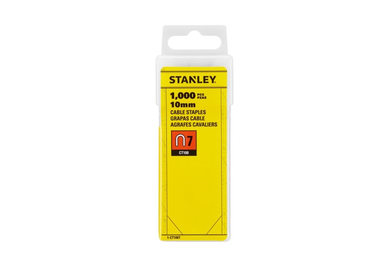 STANLEY - Agrafes Cavaliers 10Mm Type 7 - Boite De 1000Pcs