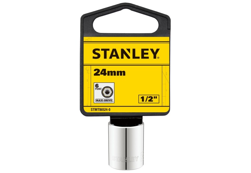 STANLEY - Douille 1/2" 6 Pans 24 Mm