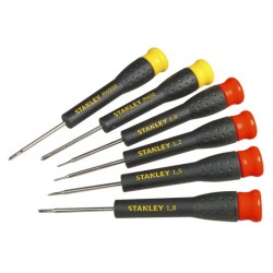 STANLEY - Micro Tournevis Fente + Phillips - Jeu De 6 Pcs