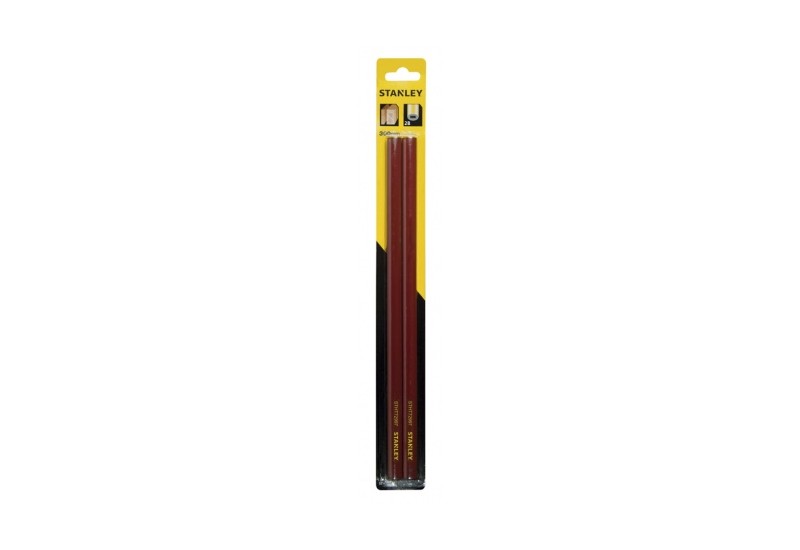 STANLEY - Crayon De Charpentier 30Cm - Corps Rouge