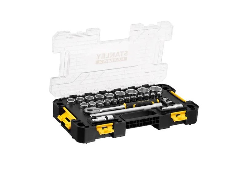 STANLEY - Coffret De Douilles Stakbox L - 1/2’’ - Jeu De 26 Pcs - Fatmax