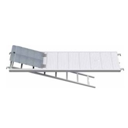 MJ-GERÜST - Plancher trappe sur moise ronde tout aluminium pour échafaudage multidirectionnel COMBI