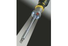 STANLEY - Big Tournevis Porte-Embouts A Cliquet + Led + 12 Embouts : Fente 5, 6.5, 8Mm / Ph1-Ph2-Ph3 / Pz1-Pz2-Pz3 / T10-T15-T20