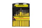 STANLEY - Outils De Frappe (Chasse-Goupilles+Burin A Froid) Jeu De 12 Pcs