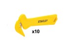 STANLEY - Couteau À Lame Unique Encastrée - Sachet De 10 Pièces