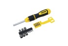 STANLEY - Tournevis Porte-Embouts A Cliquet + 20 Embouts