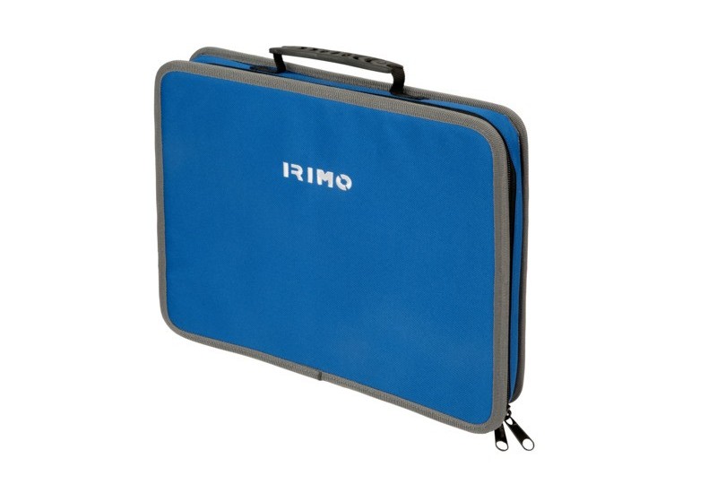 IRIMO - Trousse en tissu à double fermeture à glissière 353 x 310 mm