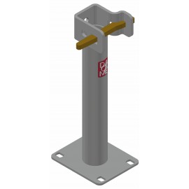 DACAME Pied Droit DCM 49 1-300 : Support de Départ pour échafaudage de maçon