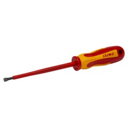 IRIMO - Tournevis isolé 1000 V pour vis à fente - Longueur de la pointe: 6,5mm