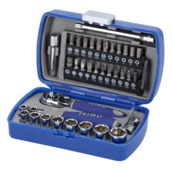 IRIMO - Coffret de poche de douilles et embouts 1/4" - 37 pièces