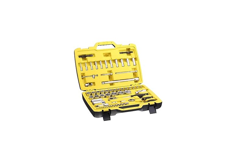 STANLEY - Coffret De Douilles ¼’’ + ½’’ - Jeu De 81 Pcs - Fatmax