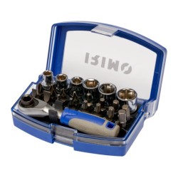 IRIMO - Jeu de 23 douilles et embouts 1/4"