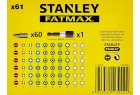STANLEY - Coffret D'Embouts De Vissage 1/4" 25Mm - Jeu De 61Pcs - Gamme Pro