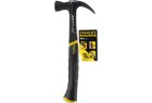 STANLEY - Marteau Arrache-Clous Forgé Coudé Antivibe 450G Fatmax