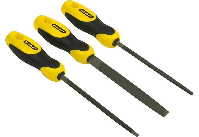 STANLEY - Limes Batardes 150Mm - Jeu De 3 pièces