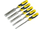 STANLEY - Ciseau A Bois Bimatiere - Jeu De 5 Pcs