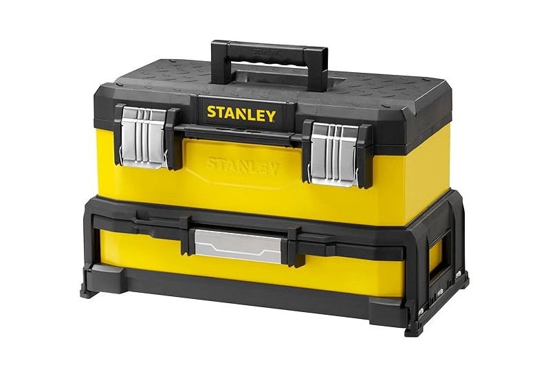 STANLEY - Boite A Outils A Tiroir Bimatiere Jaune 51Cm