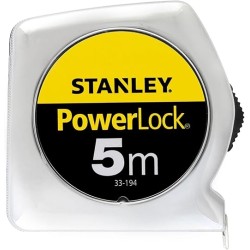 STANLEY - Mesure 5M X 19Mm Powerlock Classic Abs