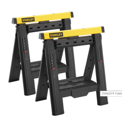 STANLEY - Treteaux Pliables Telescopiques Lot De 2 Pcs