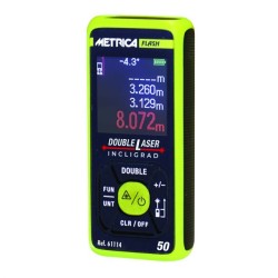 METRICA - Télémètre Laser Metrica Flash Double Laser Incligrad 50