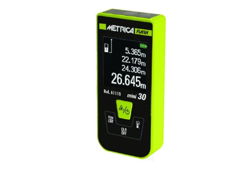 METRICA - Mini télémètre laser - FLASH MINI 30M