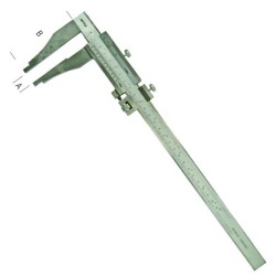 METRICA - Pied A Coulisse Vis Chr.600Mm