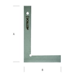 Équerre Simple 250x165mm : Acier Zingué Rectifié