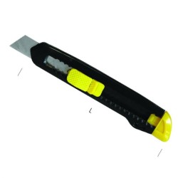 Cutter moyen METRICA 49018 avec corps en ABS robuste
