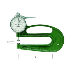 jauge d’épaisseur METRICA 43034 avec levier de mesure