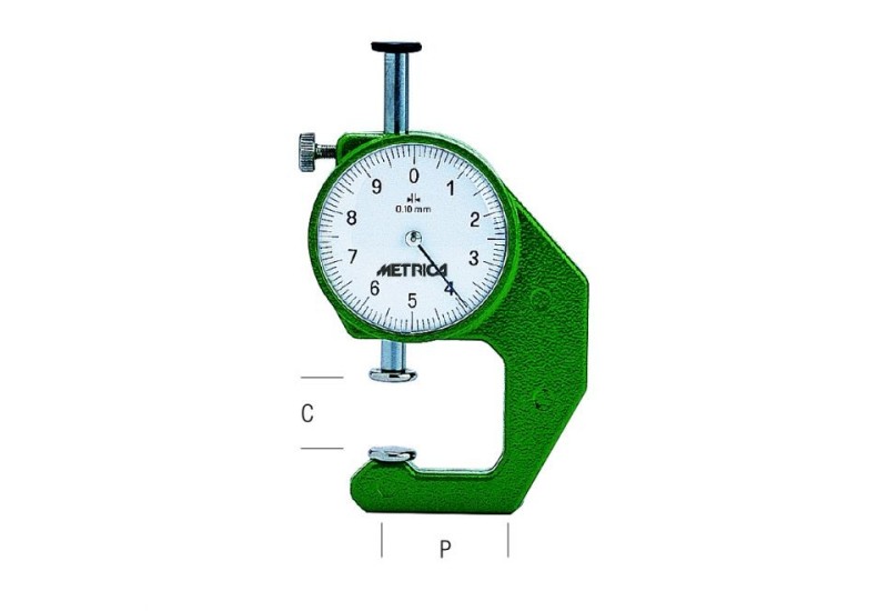 jauge d’épaisseur METRICA 43054 avec cadran analogique précision 0,1 mm
