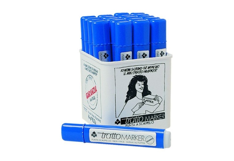boîte de 20 marqueurs permanents METRICA TRATTO MARKER 50011