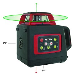 METRICA - Niveau automatique laser avec rayon laser rotatif visible vert - SL-GREEN