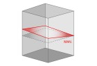 METRICA - Niveau laser rotatif automatique: projette une ligne tournante en horizontal