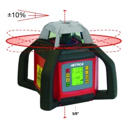 METRICA - Laser rotatif à nivellement automatique avec plan inclinable